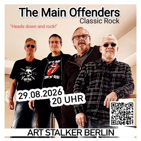 The Main Offenders - Heads down and rock! - Rock’n Roll pur!