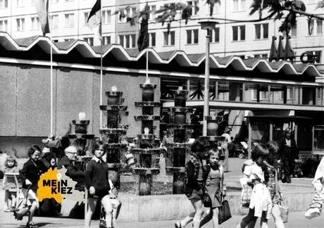 Mein Kiez Logo_Kaufhalle Frankfurter Allee, Ost-Berlin, 1976
