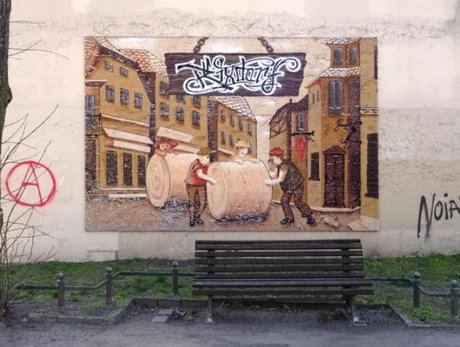 Wandbild Popraci