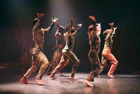 Aufführung "Combat des lianes" von Zora Snake im Théâtre National Wallonie-Bruxelles (Premiere September 2025)