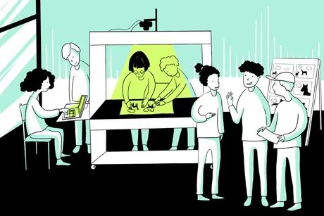 Trickfilm-Samstag - Illustration: Gitte Hellwig