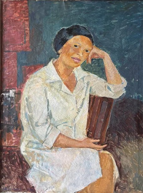 Claudia Borchers, Portrait einer vietnamesischen Studentin, 1973