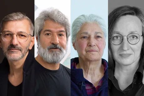 Neco Çelik, Abuzer Güler, Mehrangis Montazami-Dabui and Claudia Hummel © Sven Serkis / Abuzer Güler / Gropius Bau / ZHdK-Guillaume Musset