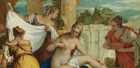 Sebastiano Ricci, Bathseba im Bade (Detail), um 1725