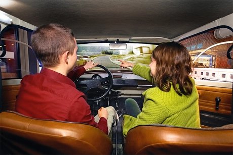 Weltweit einzigartige Trabant-Fahrsimulation