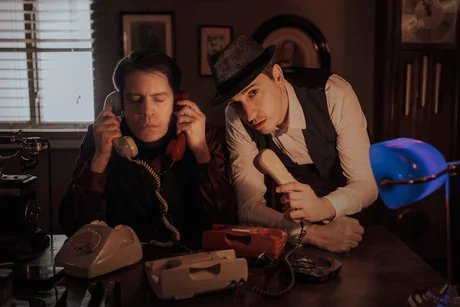 Nachts am Telefon