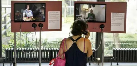 Veranstaltung des Forschungscampus Dahlem im Foyer in der Lansstraße 8