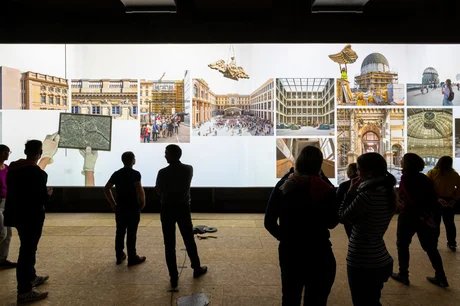 Präsentation des Videopanoramas zur Geschichte des Ortes im Humboldt Forum