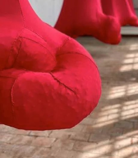 Frauke Wilken, cocooning, (Detail) Ausstellungsansicht, 2026