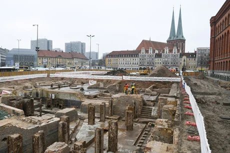 Grabung am Molkenmarkt