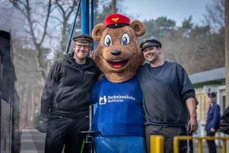 Bärchentag und Tag der Schiene bei der Parkeisenbahn