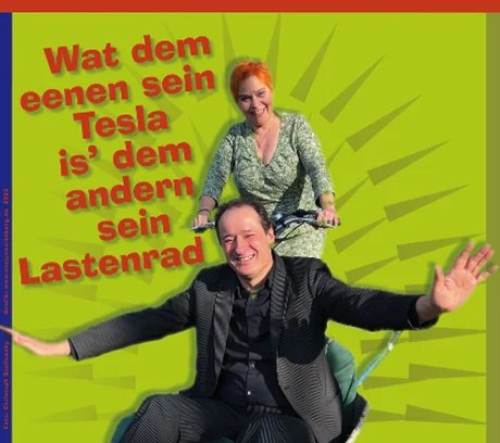 Wat dem eenen sein Tesla, is' dem andern sein Lastenrad