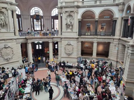 Comicinvasion im Museum fuer Kommunikation Berlin
