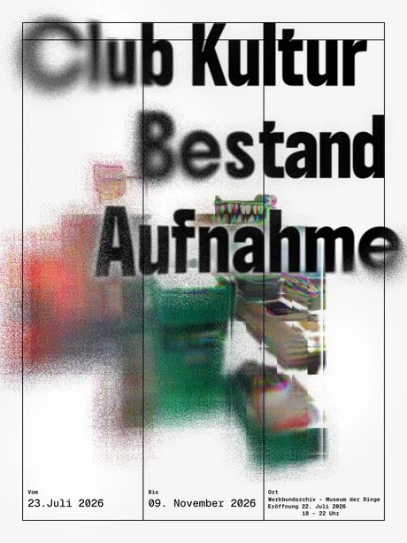 Hauptmotiv der Objekt-Bühne „Club Kultur Bestand Aufnahme"