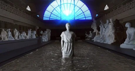 Cécile B. Evans, Reality or Not, 2023, Production Still, made with Tida PN, Adam James Sinclair, Lotti V Closs