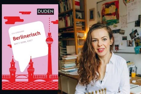 Foto von Lea Streisand und Buchcover