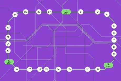 What if Berlin2026, key visual -Ringbahn mit Stationen