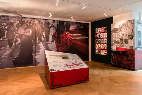 Blick in die Ausstellung WILLY BRANDT