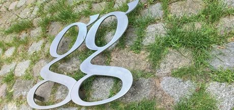 Karte 20 Jahre, Logo Galerie Grünstraße
