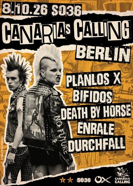 Canarias Calling - Planlos X, Death by Horse, Bifidos, Enrale, Durchfall