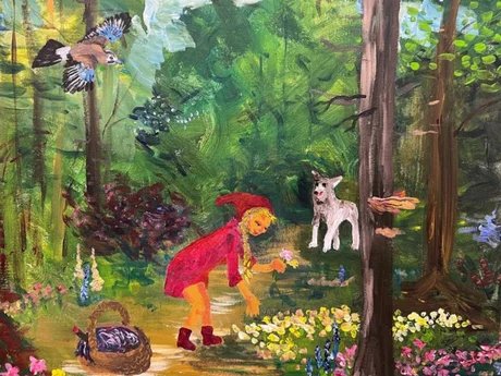 Im Märchen versteckt - Malen in der Bibliothek
