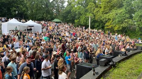 Erobique auf der Freilichtbühne Weißensee