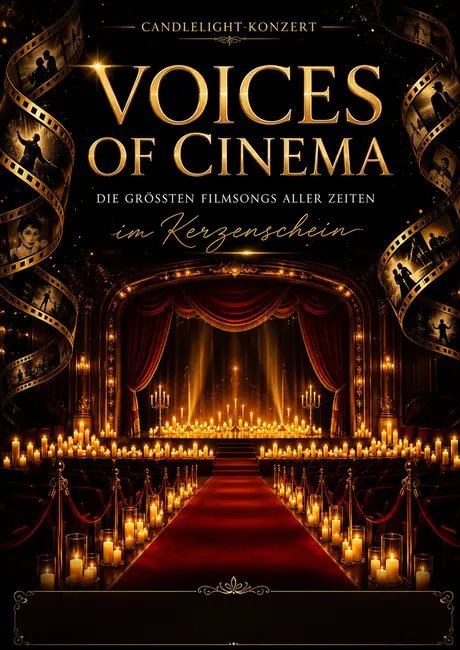 Voices of Cinema - Die größten Filmsongs aller Zeiten im Kerzenschein