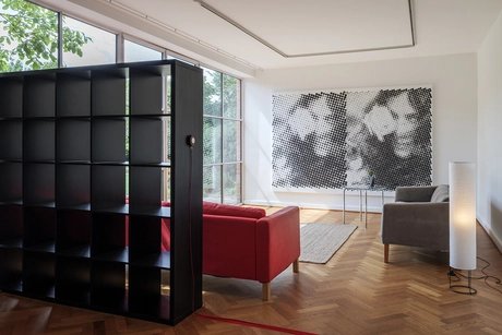 Richard Sides: Open House, Ausstellungsansicht, Mies van der Rohe Haus.