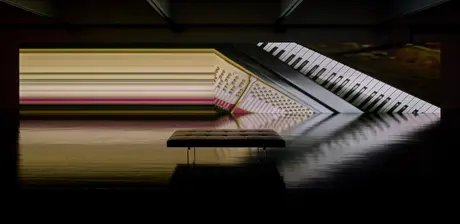 Ryuichi Sakamoto & Shiro Takatani, async–immersion tokyo, 2024, Installationsansicht „Ryuichi Sakamoto | seeing sound, hearing time“, Museum of Contemporary Art Tokyo (MOT) 2024