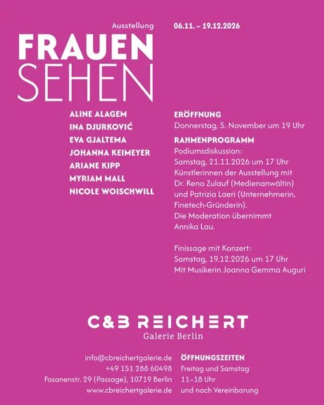 Flyer zur Ausstellung FRAUEN SEHEN