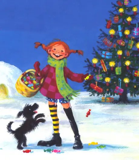 Pippi feiert Weihnachten, Hauptgrafik
