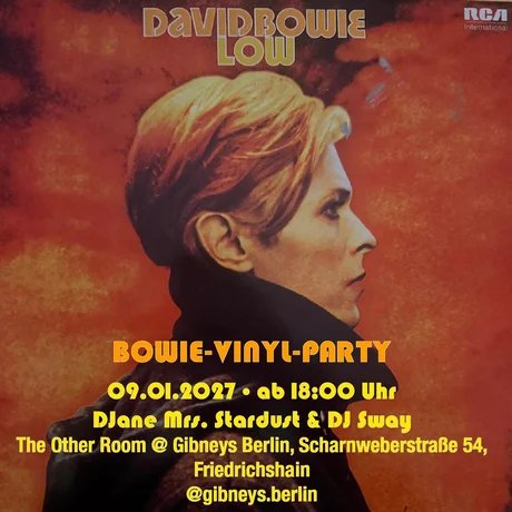 Bowie-Vinyl-Party zum 80. Geburtstag