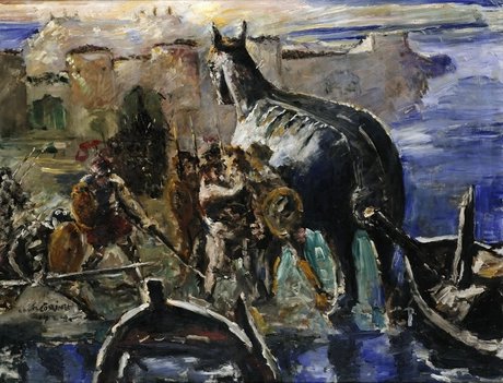 Lovis Corinth, Das Trojanische Pferd, 1924