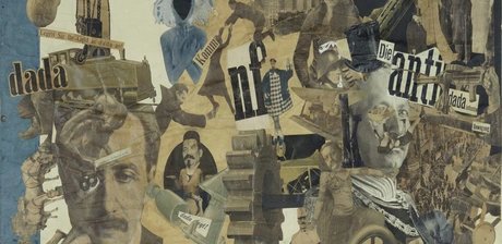Hannah Höch, Schnitt mit dem Küchenmesser Dada durch die letzte Weimarer Bierbauch-Kulturepoche Deutschlands, 1919, Detail