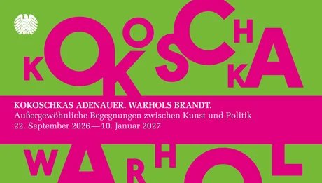 KOKOSCHKAS ADENAUER.WARHOLS BRANDT., Key visual