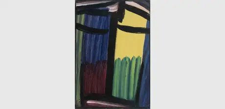 Alexej von Jawlensky, Große Meditation: Johannes der Täufer (XXVII, N.10, V), 1936