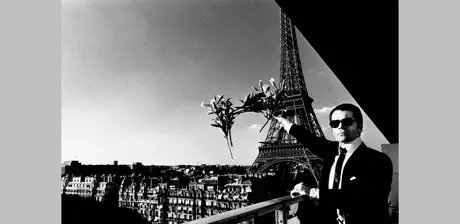 Helmut Newton, Karl Lagerfeld, Paris 1976