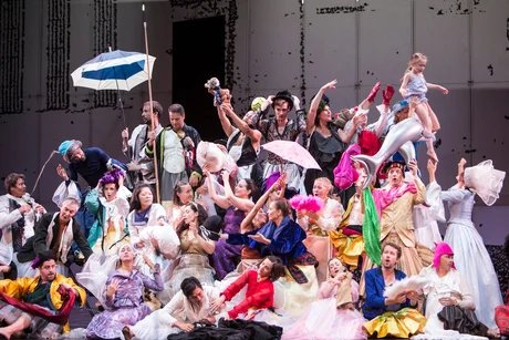 Dido & Aeneas, Tänzer:innen der Compagnie Sasha Waltz & Guests