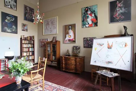 Das Atelier von Jeanne Mammen am Kurfürstendamm 29