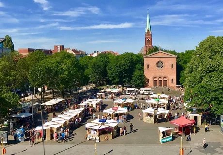 Weddingmarkt von oben, Juni 2017