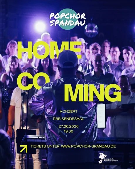 Popchor Spandau im RBB-Sendesaal, Key visual