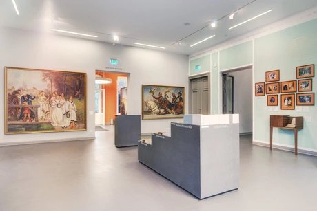 Ständige Ausstellung "Sorgenfrei. Die Geschichte der Villa Oppenheim und ihrer Bewohner". Foto: Ringo Paulusch