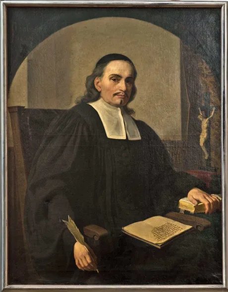 Gemälde des Kirchenlied-Dichters und Nikolaikirchen-Pfarrers Paul Gerhardt