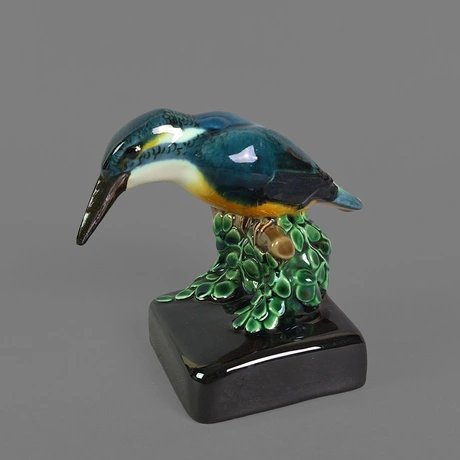 Eisvogel Gmundner Keramik, 1920 Franz Schleiss (1884-1968)