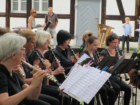 Bläserserenade auf dem Schlosshof