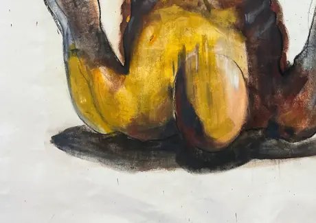 Butoh Performance und Live Painting