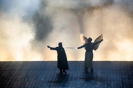David Butt Philip als Lohengrin, Jordan Shanahan als Telramund