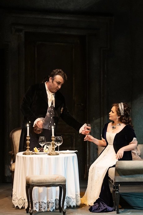 Carmen Giannattasio als Tosca, Ludovic Tézier als Scarpia