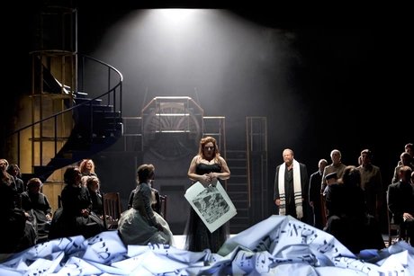 u. a. Anna Smirnova als Abigaille, Johan Reuter als Nabucco