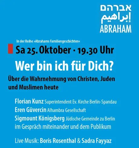 Veranstaltungen in Berlin: Wer bin ich für Dich?